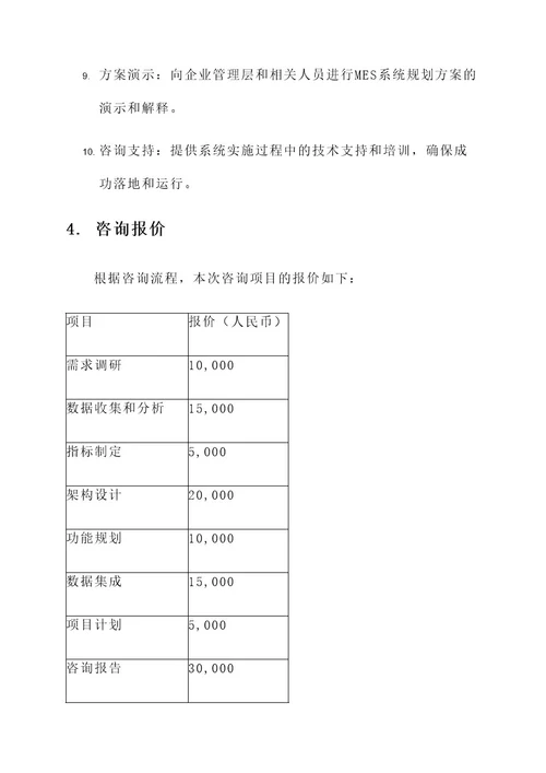 嘉兴mes规划咨询报价方案