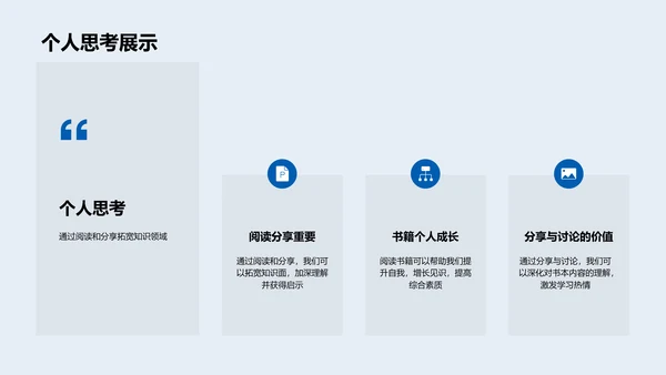 书籍知识讲解PPT模板