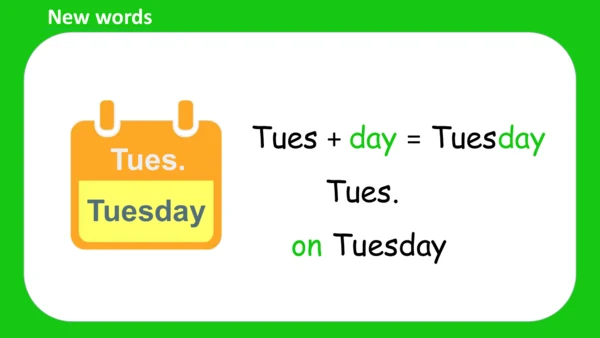 Unit 2 My week Part A Let's learn课件 （共45张PPT）