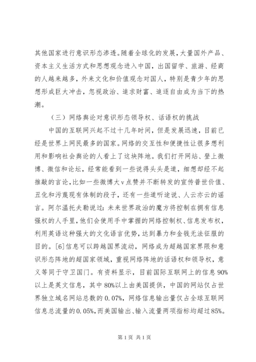 意识形态工作方面存在问题.docx