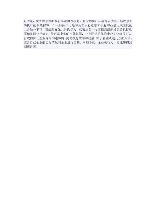 执行力论文.docx
