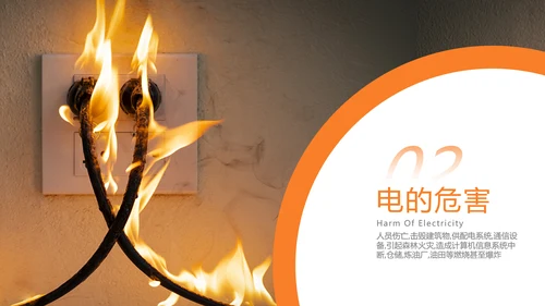 用电安全知识教育消防安全PPT模板