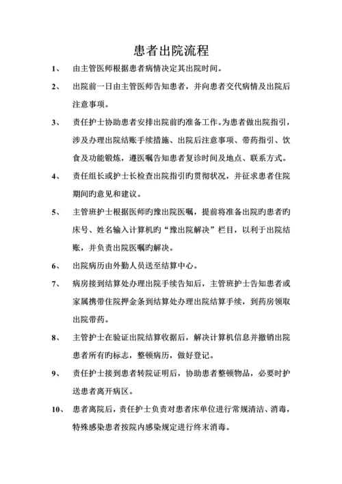 患者入院服务标准流程.docx