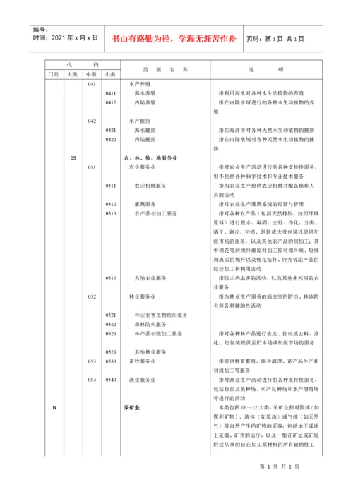 《国民经济行业分类和代码表》.docx