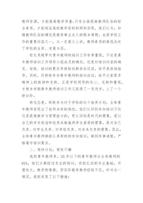 最新指导培养青年教师工作总结范文（二十篇）.docx