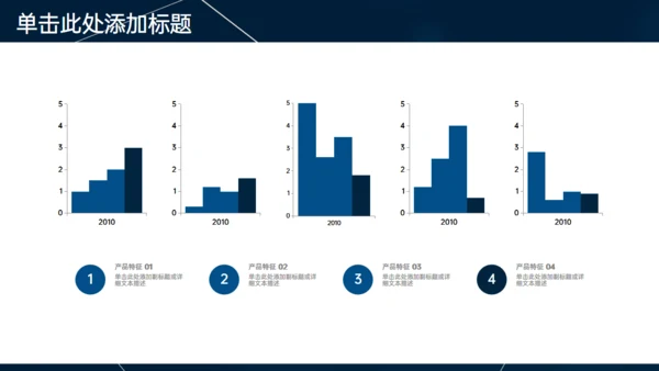 深蓝色多端线条商业计划书通用PPT