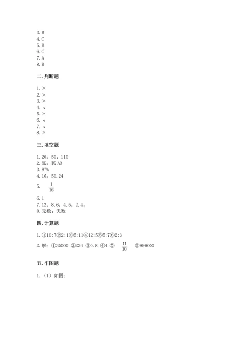 小学六年级上册数学期末考试卷完美版.docx