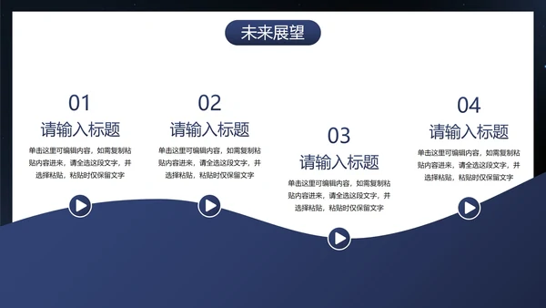 商务科技风工作总结汇报PPT模板