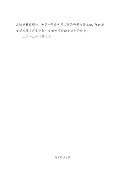 安全生产集中整治汇报 (3).docx