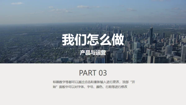 都市摩天大楼商业创业计划通用PPT模板
