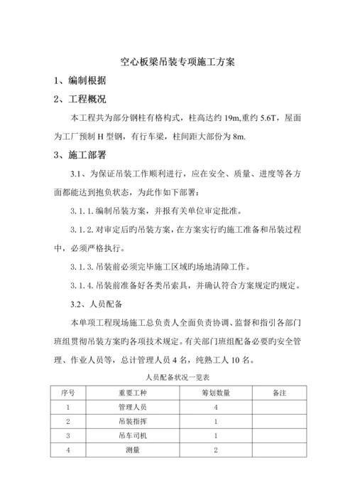 吊装综合施工专题方案含计算.docx