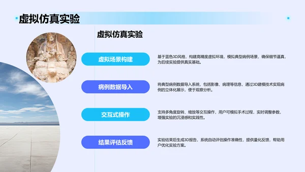 蓝色3D风典型病例汇报
