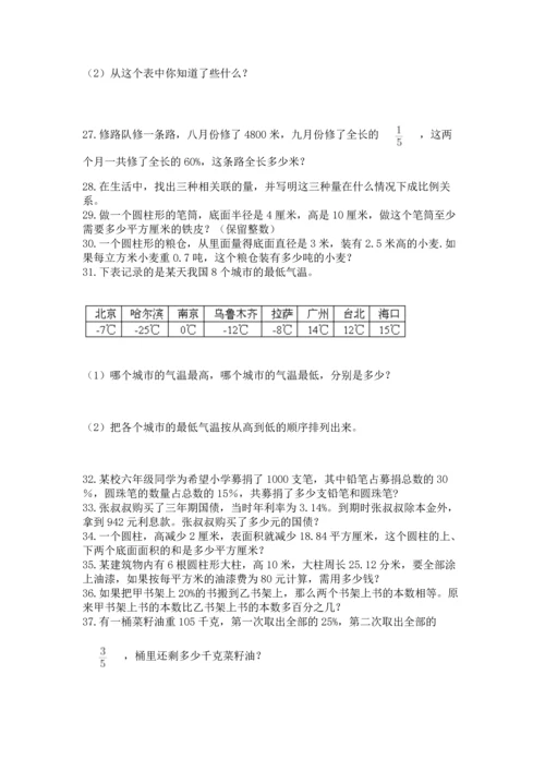 小升初数学应用题50道完整答案.docx