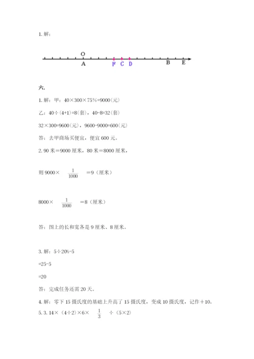 小学毕业班数学检测卷【真题汇编】.docx