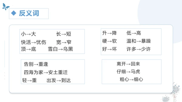 统编版二年级语文上册同步高效课堂系列第一单元（复习课件）