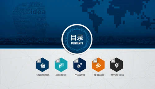 创业融资计划书项目展示商业计划书通用PPT模板