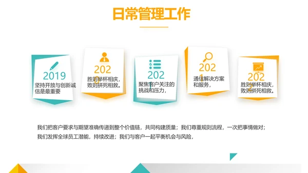 大气创意图形工作述职报告商务动态PPT模板
