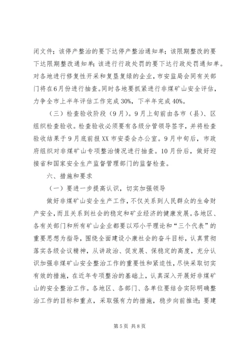 非煤矿山专项整治工作方案范文_1.docx