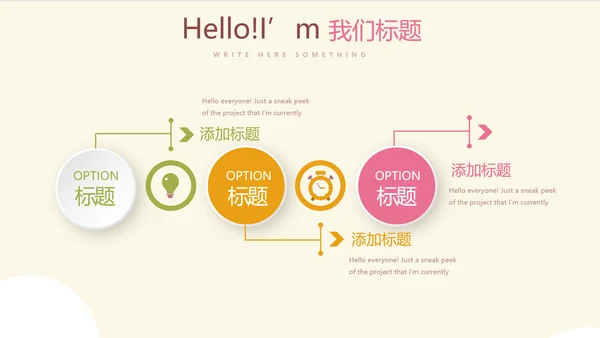 大气彩色大脑思维动态PPT