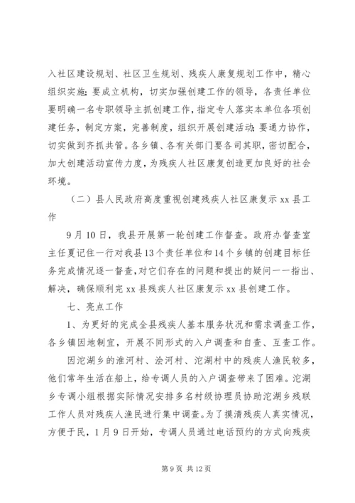 乡镇残联年度工作总结及工作计划.docx