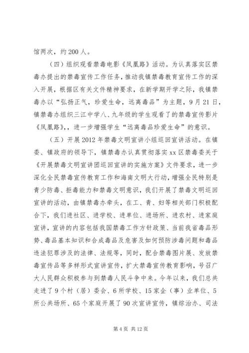 乡镇禁毒宣传工作总结.docx