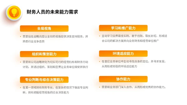 桔色微立体财务共享服务培训课件PPT财务知识培训
