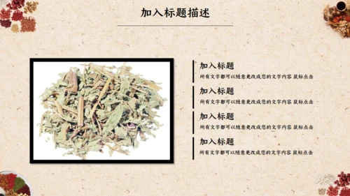 中医文化中草药通用PPT模板