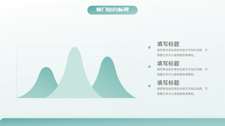 绿色渐变高级简约论文答辩PPT模板