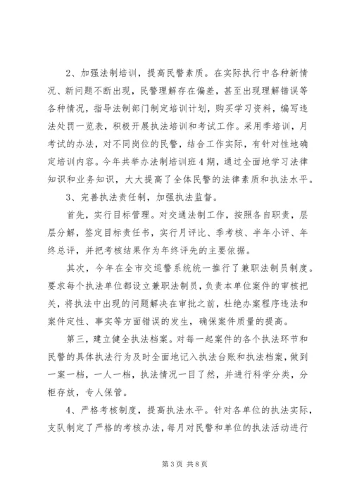 交巡警支队副支队长述职报告范文.docx