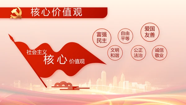 红色党建民主生活会述职报告动态PPT