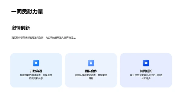 员工培养与福利报告PPT模板