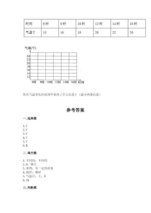 教科版小学三年级上册科学期末测试卷及完整答案（网校专用）.docx