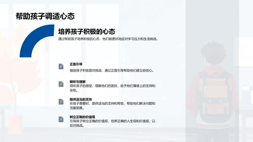 应对学习生活挑战PPT模板