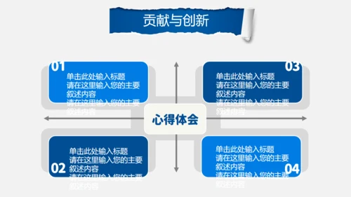 创意毕业论文答辩通用PPT模版