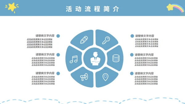六一儿童节快乐小朋友通用PPT模版
