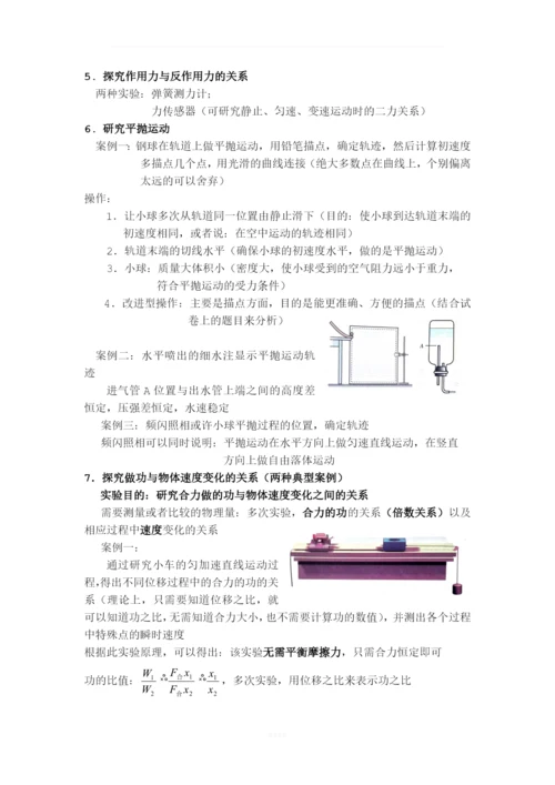浙江物理学考实验.docx