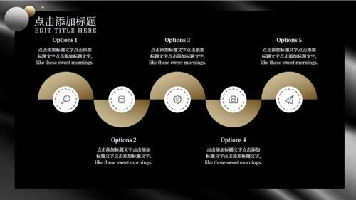 黑金风格商业计划书通用PPT模板