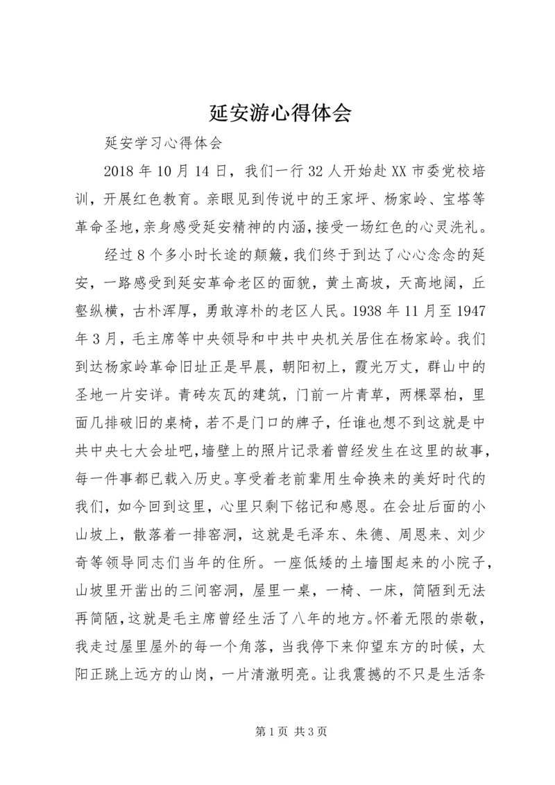 延安游心得体会 (4).docx