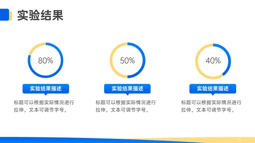 蓝色学术答辩风格通用PPT模板