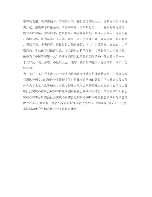精编精选寒假社会实践心得体会模板.docx