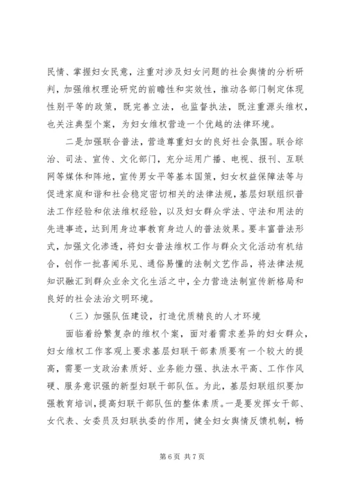 妇女维权调研报告 (2).docx