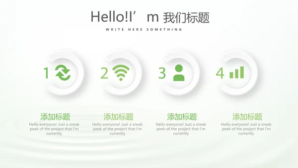 绿色清新化妆品介绍动态PPT