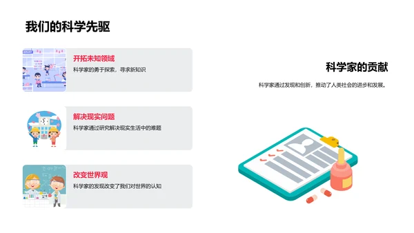 科学家与科学精神PPT模板