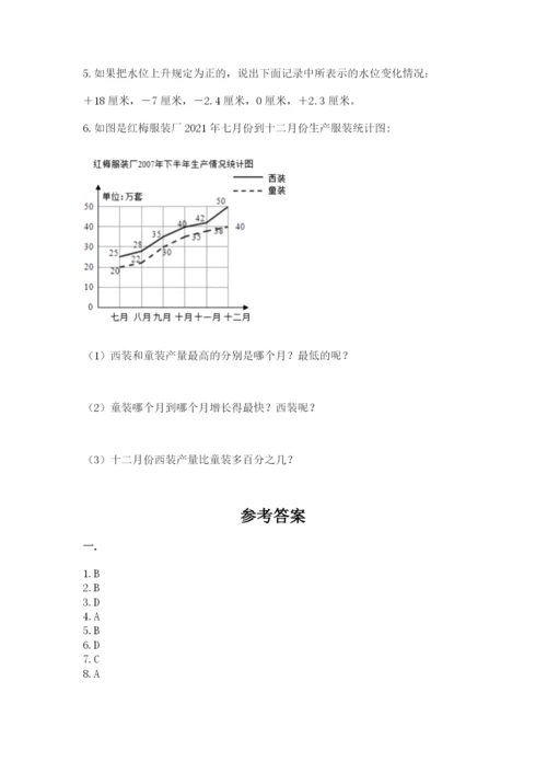 最新西师大版小升初数学模拟试卷及答案【真题汇编】.docx