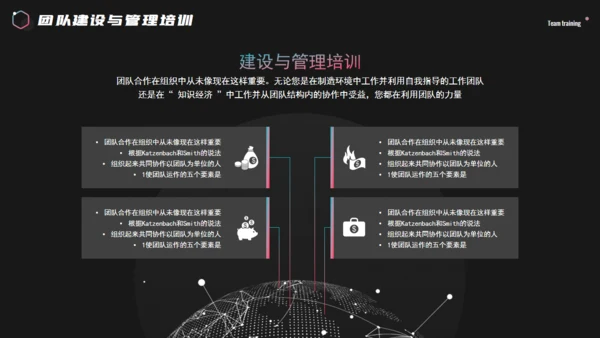 科技感团队建设与管理培训通用PPT课件