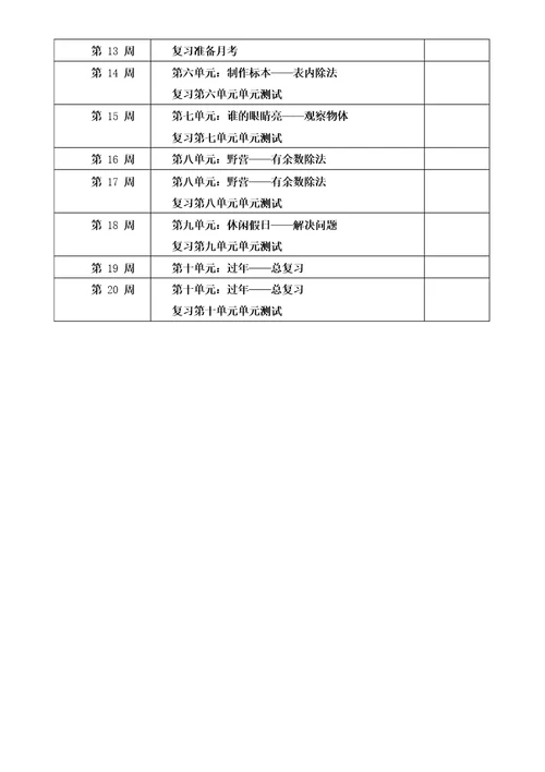 青岛版五四制二年级上册数学教学计划