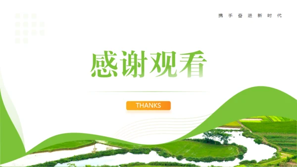 全面推进乡村振兴，田间经济通用PPT模板