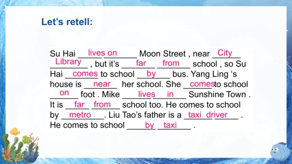 Unit 2 How do you come to school? story time课件(共27