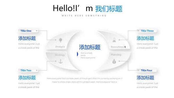蓝色简约医疗学术报告通用动态PPT