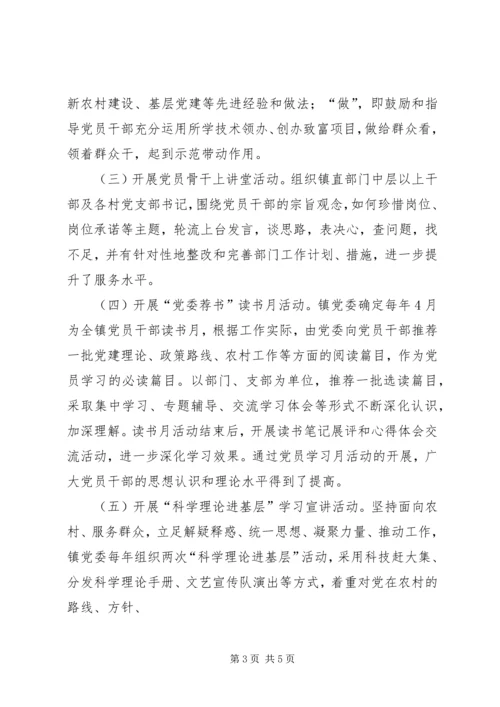 学习型党组织建设工作情况汇报 (3).docx